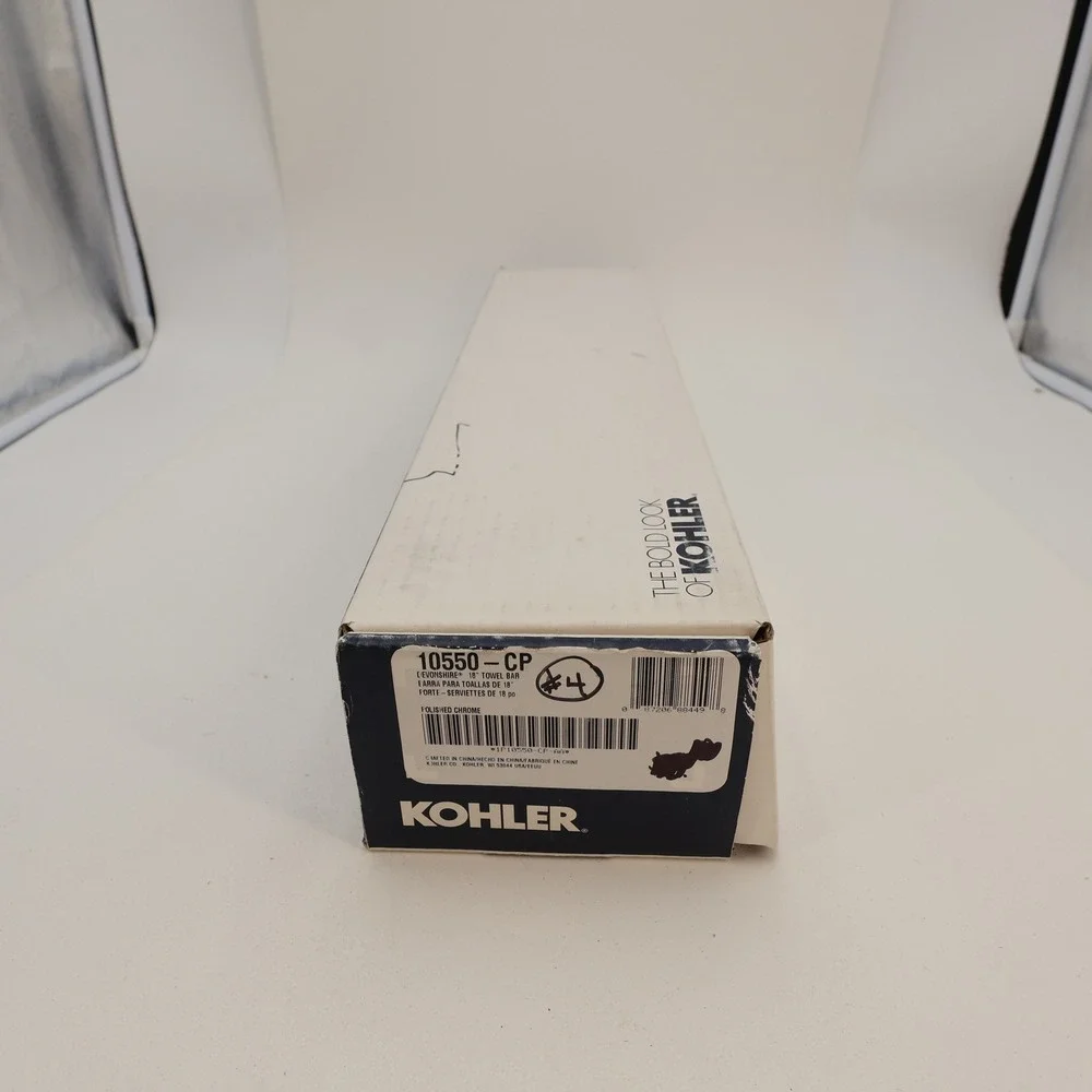 Kohler Devonshire 18 Inch Towel Bar Polished Chrome 10550-CP Bathroom Hardware